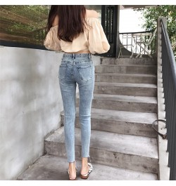 Female Clothing Black Jeans Woman High Waist Streetwear Y2k Casual Pants Vintage Clothes Korean Fashion Women's Mom Ripped $4...