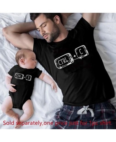 Family Matching Clothes Funny Cotton Family Look Daddy Mommy and Me Kids Shirt Baby Bodysuit Father's Day Gift $22.15 - Women...