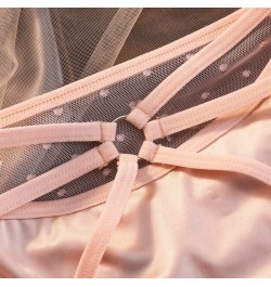 Sexy Mesh Thin Transparent Cross Strap Lace Dot Breathable Women's Panties Elasticity Retro Elegant Female Underwear Breifs $...