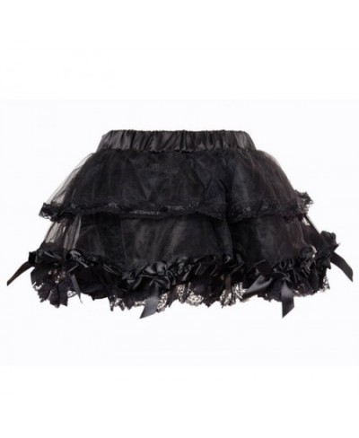 Adult Pettiskirt Lolita Style Mesh Lace Satin Purple Sexy Skirt Petticoat Girl Micro Mini Skirts Underskirt with Bows $40.39 ...