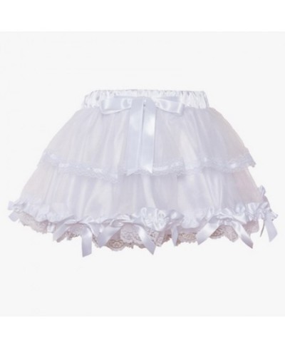 Adult Pettiskirt Lolita Style Mesh Lace Satin Purple Sexy Skirt Petticoat Girl Micro Mini Skirts Underskirt with Bows $40.39 ...