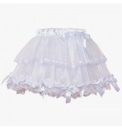 Adult Pettiskirt Lolita Style Mesh Lace Satin Purple Sexy Skirt Petticoat Girl Micro Mini Skirts Underskirt with Bows $40.39 ...