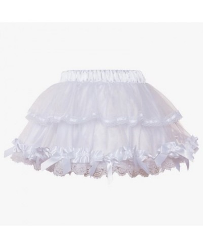 Adult Pettiskirt Lolita Style Mesh Lace Satin Purple Sexy Skirt Petticoat Girl Micro Mini Skirts Underskirt with Bows $40.39 ...