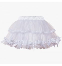 Adult Pettiskirt Lolita Style Mesh Lace Satin Purple Sexy Skirt Petticoat Girl Micro Mini Skirts Underskirt with Bows $40.39 ...