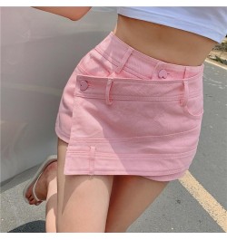 Shorts Women Summer Skinny Solid Denim Irregular Fashionable Holiday Korean Version Ladies Trousers Leisure Stylish High Wais...