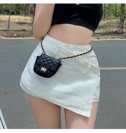 Shorts Women Summer Skinny Solid Denim Irregular Fashionable Holiday Korean Version Ladies Trousers Leisure Stylish High Wais...