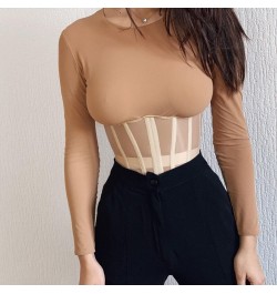 Decorative Fashion Corset For Women Lace Up Bustiers Waist Collect Sheath Bust Push Up White Corsage Black Gothic Clothing $2...