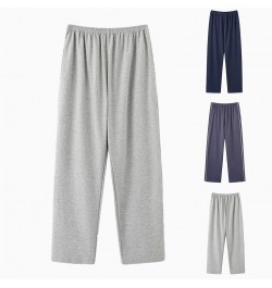 Men Loungewear Pockets Pants Sleepwear Trousers Pajama Sweatpants Jogger Bottoms $31.76 - Sleepwears