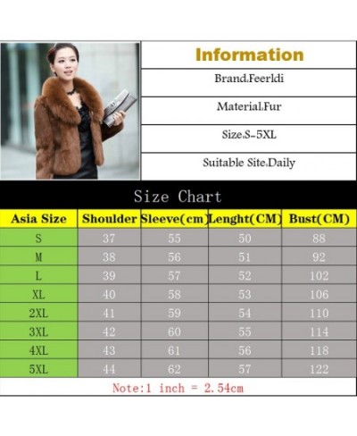 2022 very warm short fur jacket female soft clothes Winter woman coat luxury v-neck faux fox collar coats women plush tops $4...