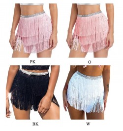 Dance Hip Skirt Tassel Fringe Scarf Wrap Adjustable Waist Chain for Women $32.42 - Skirts