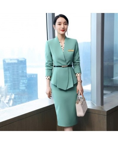 High Quality Fashion Clothing Supplier Wholesale baju Korea Design Latest Ladies Business Ladies Skirt Suits $101.77 - Suits ...