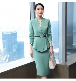 High Quality Fashion Clothing Supplier Wholesale baju Korea Design Latest Ladies Business Ladies Skirt Suits $101.77 - Suits ...