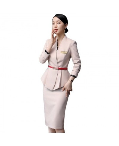 High Quality Fashion Clothing Supplier Wholesale baju Korea Design Latest Ladies Business Ladies Skirt Suits $101.77 - Suits ...