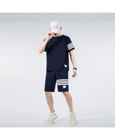 Men Clothing 2022 Men's Sets Designer Clothes Korea Fashion T Shirts Shorts Tracksuit Sweatsuits Sweatpants Plus Size Two Pie...