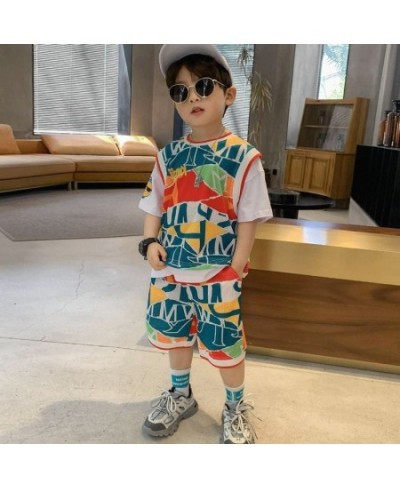 2023 summer Children Tracksuits Clothes Children Boys shirt+Pants 2Pcs/Sets Toddler Outfits Kids Clothing top 3-12y $30.98 - ...