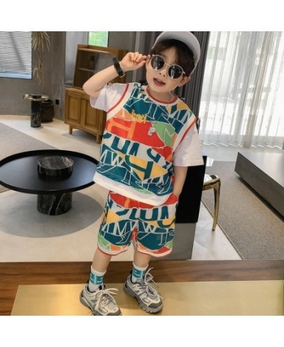 2023 summer Children Tracksuits Clothes Children Boys shirt+Pants 2Pcs/Sets Toddler Outfits Kids Clothing top 3-12y $30.98 - ...