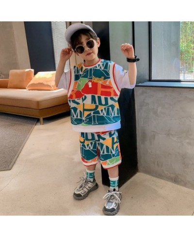 2023 summer Children Tracksuits Clothes Children Boys shirt+Pants 2Pcs/Sets Toddler Outfits Kids Clothing top 3-12y $30.98 - ...