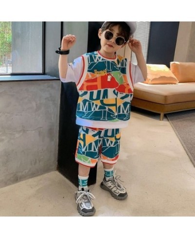 2023 summer Children Tracksuits Clothes Children Boys shirt+Pants 2Pcs/Sets Toddler Outfits Kids Clothing top 3-12y $30.98 - ...