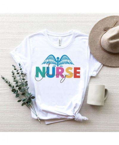 Healthcare Worker Print Harajuku Women T-shirt Basic O-collar Short Casual Ladies Sleeved Super Nurse Tops Tee Drop Ship $20....