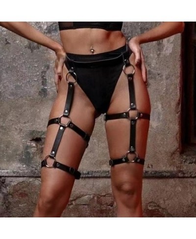 Belts Erotic Thigh Body Punk Sword Leather Clothing Harness Suspender Bondage Lingerie Rave Garter Leg Women Gothic Belt $26....