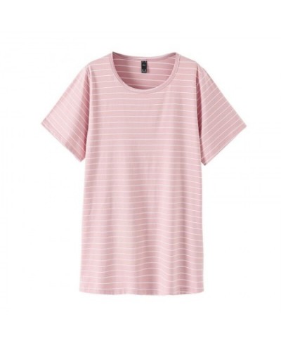 Women plus size clothing 5xl 6xl 7xl blusas plus size mujer 150kg plus size women tops and bloues striped T-shirt SZ067 $44.9...