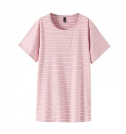 Women plus size clothing 5xl 6xl 7xl blusas plus size mujer 150kg plus size women tops and bloues striped T-shirt SZ067 $44.9...