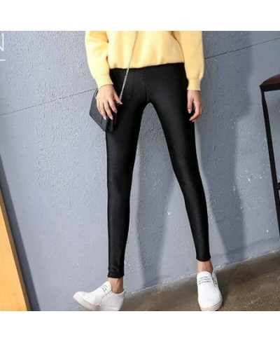 Winter Leggings Velvet Warm Tights High Elastic Thicken Female Luster Pants Black Skinny Pants For Women Leggins $22.17 - Bot...