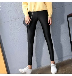 Winter Leggings Velvet Warm Tights High Elastic Thicken Female Luster Pants Black Skinny Pants For Women Leggins $22.17 - Bot...