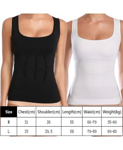 Women Magic Body Shaper Bra Shapewear Tank Top Slimmer Camisole Compression Shirt Slimming Underwear Corset Tummy Control Ves...