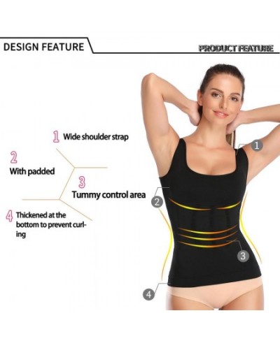 Women Magic Body Shaper Bra Shapewear Tank Top Slimmer Camisole Compression Shirt Slimming Underwear Corset Tummy Control Ves...