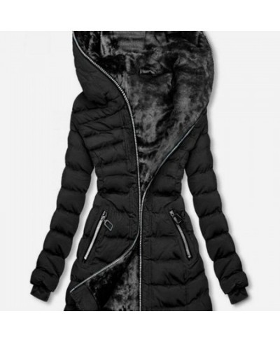 Woman Clothes Winter Jackets 2022 Parka Long Hooded Long-Sleeved Warm Padded Cotton Zipper Jacket Trending Product Korean sty...