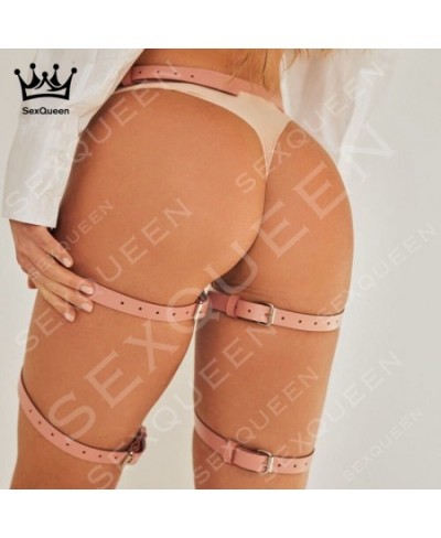 Women Bow Accessories Leather Garter Adjustable Belt Stockings Gothic Thigh Garter Leg Harness Suspender Strap Sexy Bondage $...