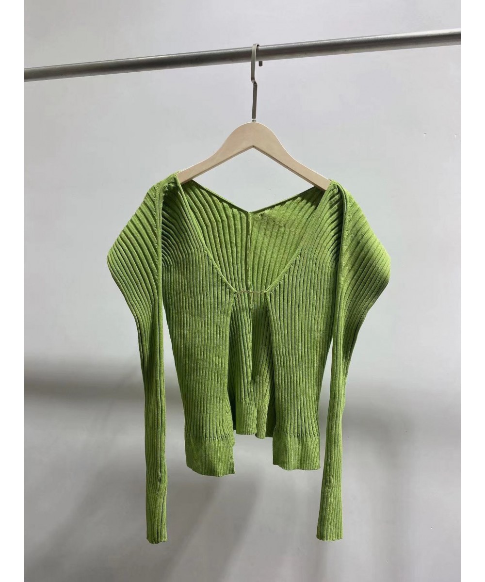 Women's Sexy Knitted Long Sleeve Sweater Cardigan Feminine Slim Knitwear Tops 2022 New $89.85 - Sweaters