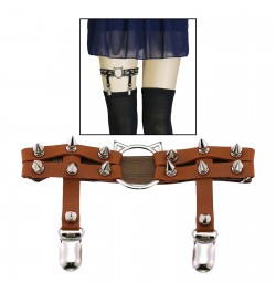 Women Punk Sexy PU Leather Garter Belt Harajuku Elastic Body Harness Tight Suspender Strap Leg Bondage Belts $18.84 - Underwear