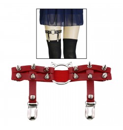 Women Punk Sexy PU Leather Garter Belt Harajuku Elastic Body Harness Tight Suspender Strap Leg Bondage Belts $18.84 - Underwear