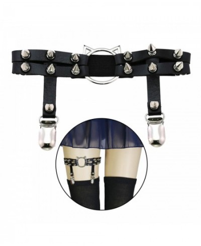 Women Punk Sexy PU Leather Garter Belt Harajuku Elastic Body Harness Tight Suspender Strap Leg Bondage Belts $18.84 - Underwear