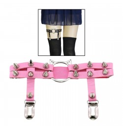 Women Punk Sexy PU Leather Garter Belt Harajuku Elastic Body Harness Tight Suspender Strap Leg Bondage Belts $18.84 - Underwear