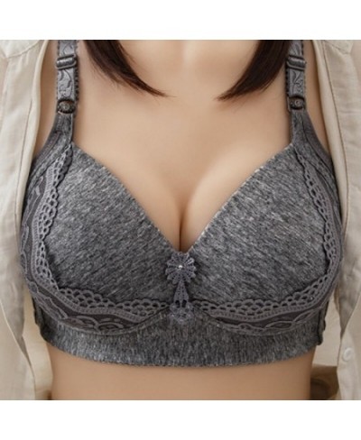 Women Large Size Bralette Thin Wire Free Seamless Sexy Lace Bras Comfort Underwear Push Up Lingerie Ladies Intimates Bra $19....