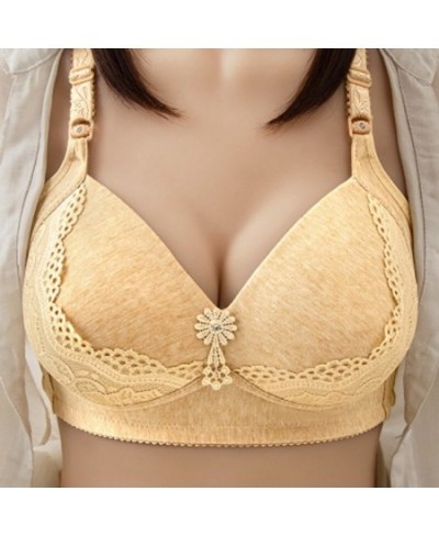 Women Large Size Bralette Thin Wire Free Seamless Sexy Lace Bras Comfort Underwear Push Up Lingerie Ladies Intimates Bra $19....