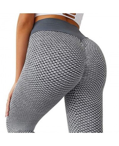 Bandages Tight Pants Grid Tights Yoga Pants Women Seamless High Waist Leggings Breathable Plaid Fitness Sported Elastic $22.8...