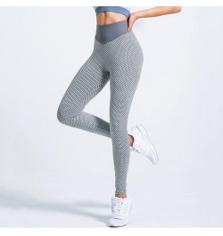 Bandages Tight Pants Grid Tights Yoga Pants Women Seamless High Waist Leggings Breathable Plaid Fitness Sported Elastic $22.8...