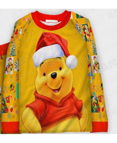 2022 Christmas series Winnie the Pooh US size 3D print High Quality Ugly Christmas parent-child outfit pajamas suit $57.65 - ...