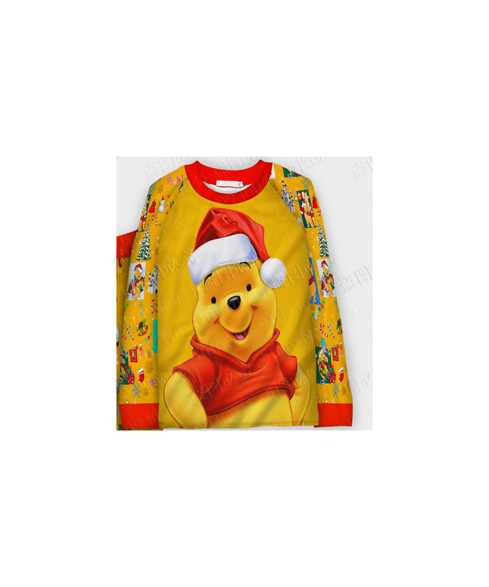 2022 Christmas series Winnie the Pooh US size 3D print High Quality Ugly Christmas parent-child outfit pajamas suit $57.65 - ...