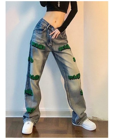 spring 2022 womens high waist patchwork Women's Wide leg jeans baggy woman denim capris Pants jean mom jeans trousers $47.17 ...