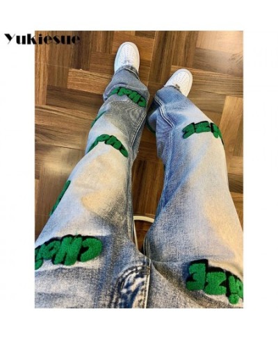 spring 2022 womens high waist patchwork Women's Wide leg jeans baggy woman denim capris Pants jean mom jeans trousers $47.17 ...