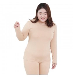 Thermal Underwear Suit Women Clothing Autumn Women Long Johns Solid Warm Winter Girls Underwear 3XL 4XL 5XL 90KG Wear $32.27 ...