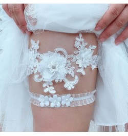 Wedding Garter Rhinestone Embroidery Flower Beading Sexy Garters for Women Bride Thigh Ring Bridal Leg Garter High Quality $1...