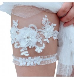 Wedding Garter Rhinestone Embroidery Flower Beading Sexy Garters for Women Bride Thigh Ring Bridal Leg Garter High Quality $1...