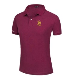 High Quality Women's Summer Big-Horse Logo Short Sleeve Polo Shirt 100% Cotton Fashion Casual Golf Lapel Sweatshirt Tops $37....