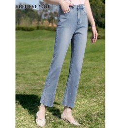 denim pants women 2023 spring elegant flare jeans slim cotton Trousers 2231164868 $101.69 - Jeans